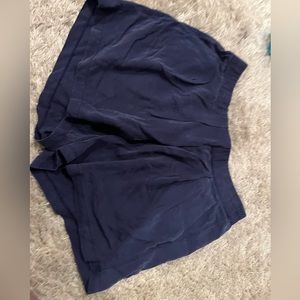 Navy lululemon shorts